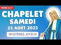 Download Lagu 🔴 CHAPELET SAMEDI 23 AOÛT 2025 🙏 Mystères Joyeux Prière Matin et Soir