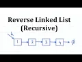Reverse Linked List Recursively