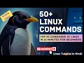 The 50 Most Popular Linux Terminal Commands - Full Course for Beginners SN Linux
