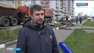 Жители одного из домов в микрорарайне Прибрежный бьются за пешеходные тротуары