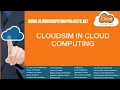 Cloudsim in Cloud Computing Cloudsim in Cloud Computing Projects