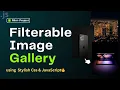 Filterable Image Gallery using HTML CSS JavaScript