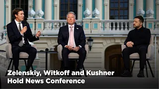 🔴LIVE : Zelenskiy, Witkoff and Kushner Hold News Conference | AC112
