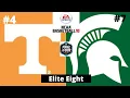 Elite Eight - #4 Tennessee vs #7 Michigan State - NCAA Basketball 10 Simulation!