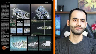 شرح تصميم بانوراما مشروع التخرج بانر مشروع تخرج معماري 