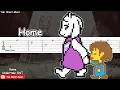 Undertale OST - Home Guitar Tutorial