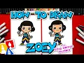 How To Draw Zoey From KPop Demon Hunters