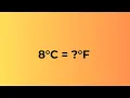 8 Celsius to Fahrenheit - How to Convert 8 C to F