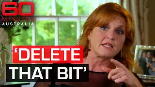 royal sarah fergie ferguson storms out of fiery interview 60 minutes australia