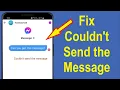 How to Fix Messenger Couldn t Send the Message Problem - Howtosolveit