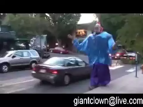 Giant Clown Terrorizes Portland, Oregon