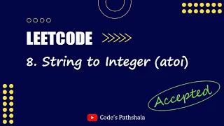8 String to Integer atoi Problem Solve in Python - LeetCode Solutions