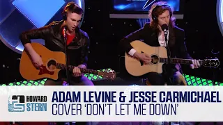 Download Adam Levine \u0026 Jesse Carmichael Cover “Don’t Let Me Down” Live on the Stern Show (2007) MP3