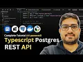 Build a CRUD Rest API in Typescript using Encore ts Docker Postgres Cursor AI