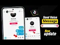 How to send voice messages on tiktok Tiktok voice message kaise kare TikTok New update 2025