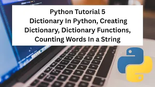 Lec 5 Dictionary in Python Python for Begineers