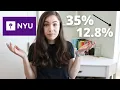 Why is NYU s acceptance rate declining so rapidly