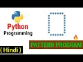 Printing Stars in 0 Shape Printing Stars in Zero shape in python python pattern programs