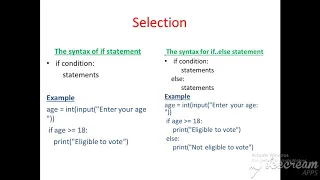 Selection control statement part2