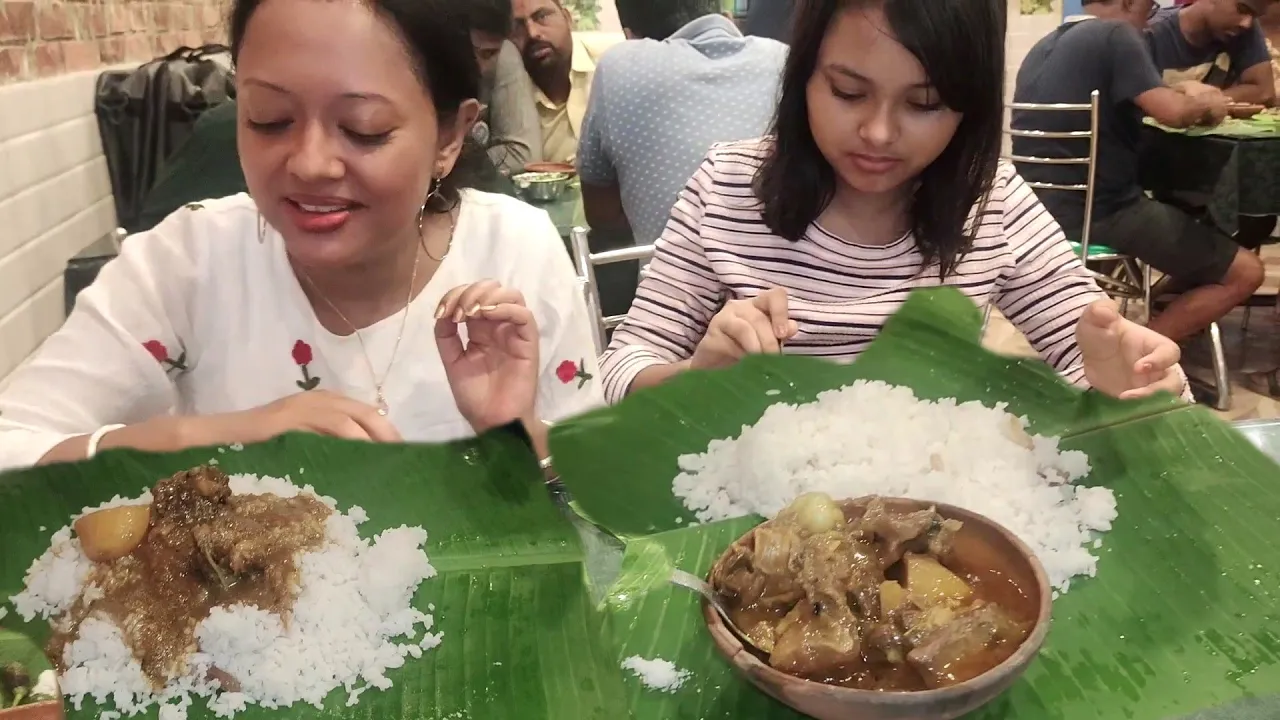     -      Munna Bhai Mutton Point Puri   Enjoying Ghee Rice with Mutton