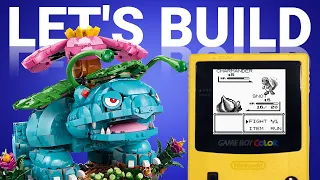 Building LEGO Pokémon while playing Pokémon Blue