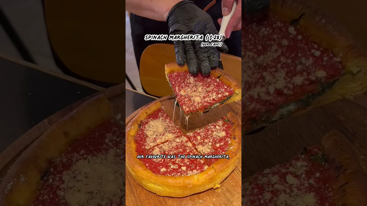Chicago Deep Dish Pizza Now In Singapore?!   Eatbook Shorts   EP 32