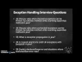 35 Exception Handling Interview Questions in java