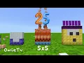 Square Numbers  Song | Counting Songs for Kids | Minecraft Numberblocks Counting Songs for Kids