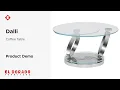 El Dorado Furniture Dalli Coffee Table Product Demo