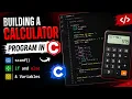 Building calculator by C programming language scanf if else variables