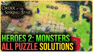 Heroes 2: Monsters – All Puzzle Solutions – Order of The Sinking Star