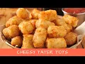 Cheesy Tater Tots with a gooey cheddar cheese center