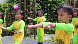 senam go green paud tulip kids balikpapan