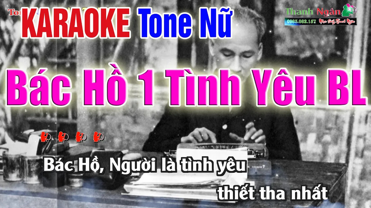 BÁC HỒ MỘT TÌNH YÊU BAO LA Karaoke Tone Nữ | Âm Thanh Vòng Tách 2Fi - Nhạc Sống Thanh Ngân
