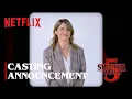 Video di Stranger Things 5 Casting Announcement | Netflix