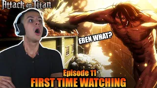 Download EREN PUNCHES MIKASA Attack On Titan Series 1 Episode 11 | REACTION! MP3