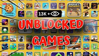The BEST UNBLOCKED Games Sites - Unblocked Games 2026