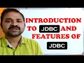 JDBC INTRODUCTION JDBC FEATURES Java Data Base Connectivity ADVANCED JAVA WEB TECHNOLOGIES