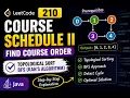 LeetCode 210 Course Schedule II Topological Sort BFS Java