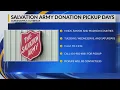 Salvation Army to resume donation pickup on July 21