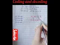 Coding-Decoding