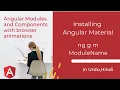 Installing Angular Material