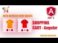 Angular Shopping Cart Part 5 Shopping Cart Angular Tutorial Angular Add To cart Angular