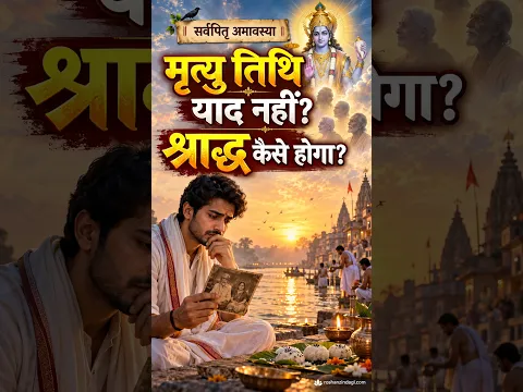 मृत्यु तिथि याद नहीं? श्राद्ध कैसे करें | सर्वपितृ अमावस्या 2026 #Shorts
