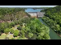 Etowah River Allatoona Dam Cartersville Georgia Drone 4K
