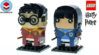 LEGO Harry Potter 40616 Harry Potter &amp; Cho Chang Brickheadz - LEGO Speed Build Review