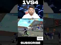 Download Lagu 1V4 😱😱 Dubble AWM Unstoppable Fire Wipe Squad 😔 #freefire #alonestar #shorts