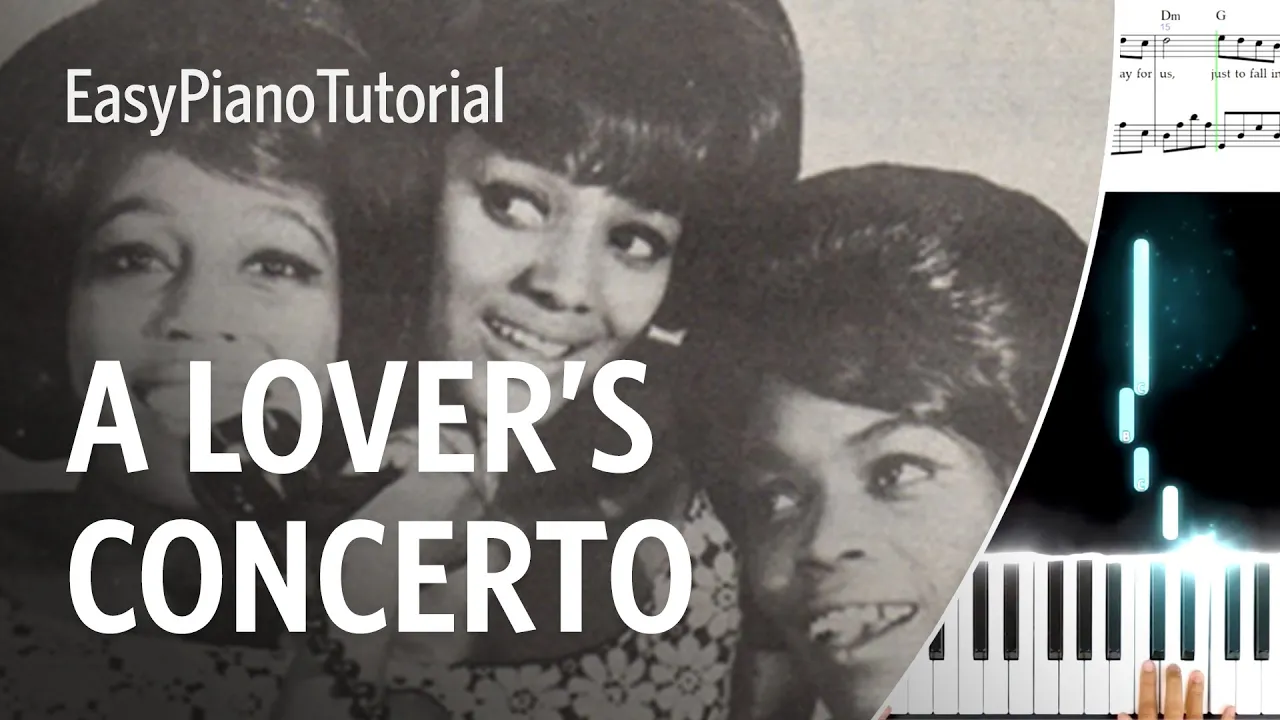 A Lover's Concerto - Free Piano Tutorial + Sheet Music A Lover's Concerto - Free Piano Tutorial + Sheet Music