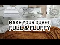 HOW TO MAKE YOUR DUVET LOOK FLUFFY - Home Decorating Tips