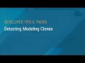 Detecting Modeling Clones